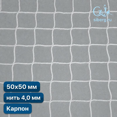 Антидроновая сетка для зданий 50х50 мм 4 м квадратная капрон